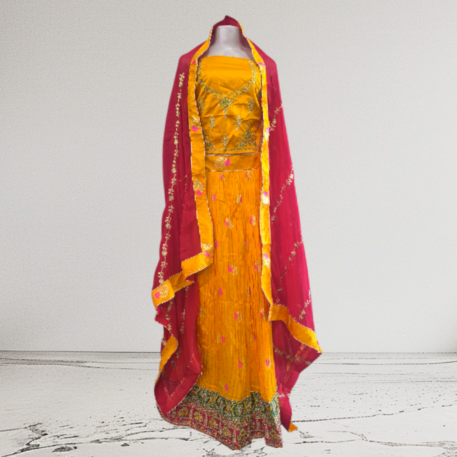 Sc-2300 Mustard yellow (unstitched)