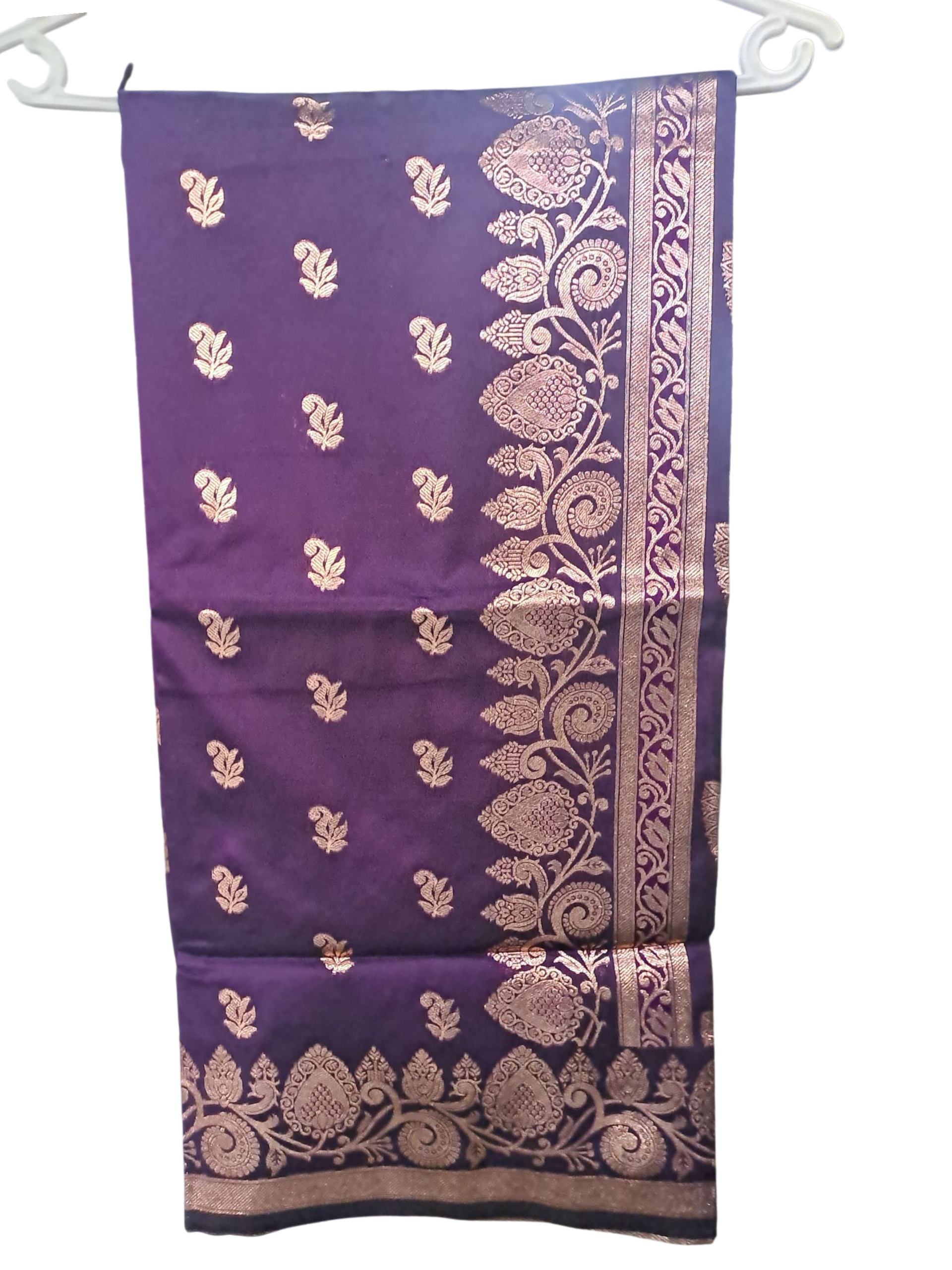 Scs4/1170 Burgundy saree