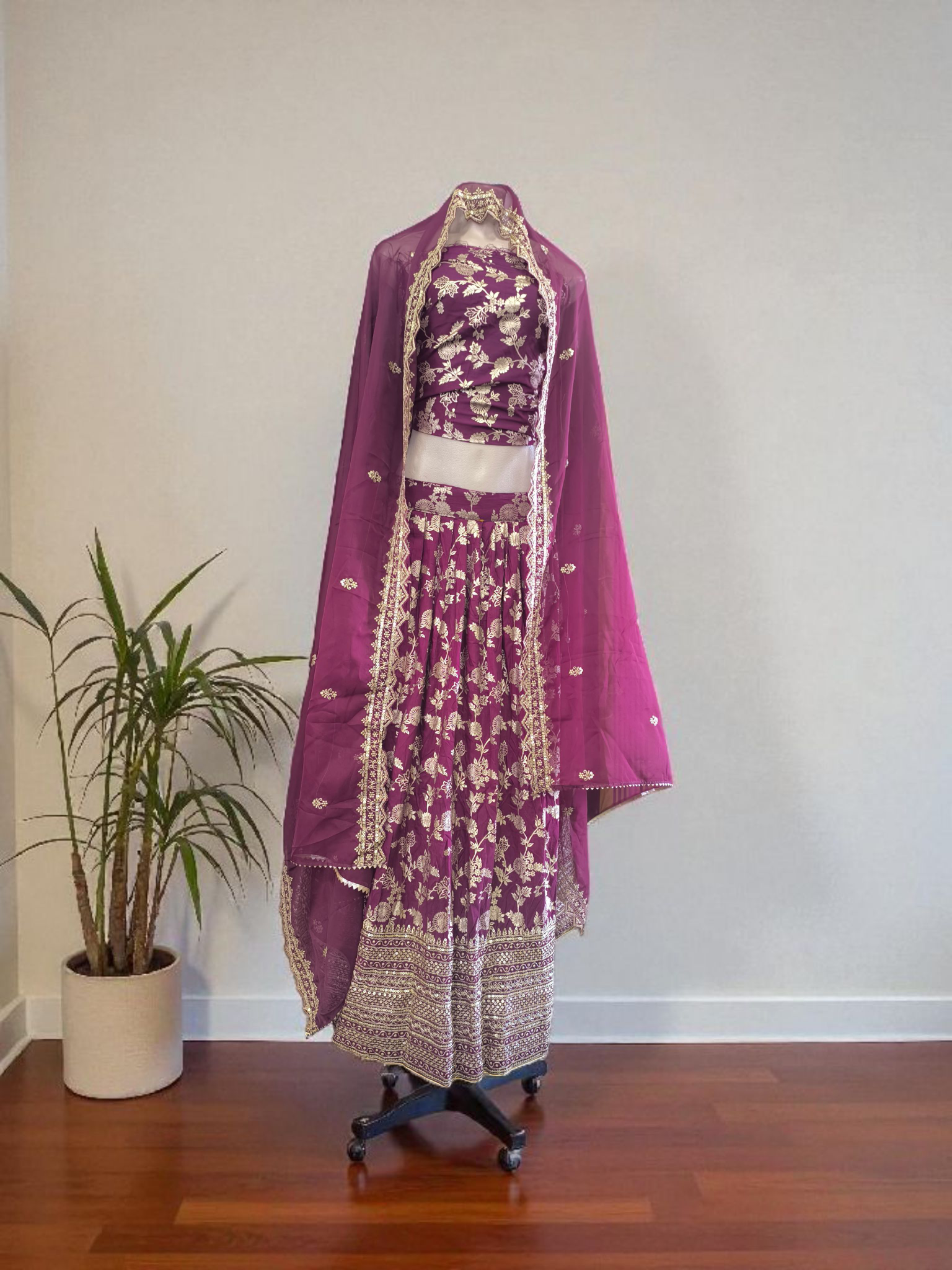 Sc-2300 Deep maroon (unstitched)